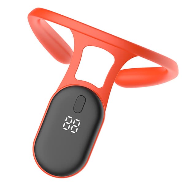 Intelligent Posture Trainer LCD-skærm Pukkelryg Forebyggelse Rygkorrektion til Studerende Orange