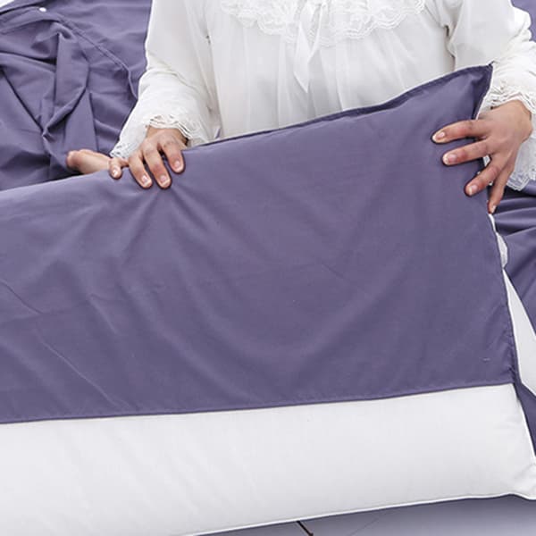 Bærbar sovepose i polyester med opbevaringspose til rejser og hotelbrug
