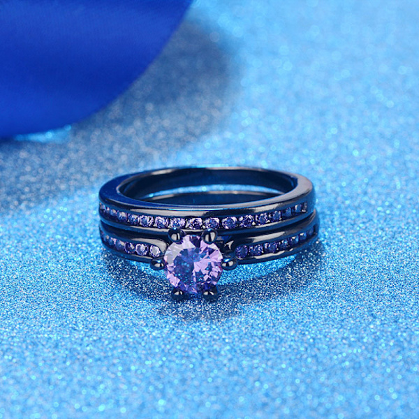 Dame Diamond Circon Alloy Ring smykker