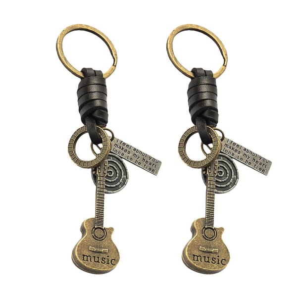 2 kpl avaimenperät metalliset avaimenperät, retrotyylinen avaimenperä