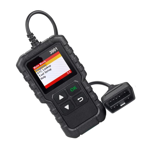 OBD2 Scanner Universal Bilmotor Kodeaflæser LCD-skærm Multifunktion Høj Effektivitet