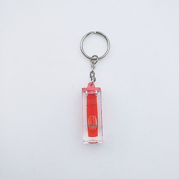 Nyckelring Spirit Bubble Level Mini Vattenpass Mätinstrument Mätlayoutverktyg Green