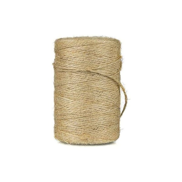 Jute * diameter 2 mm 200 meter hamp reb dekoration retro DIY label multifunktionelt reb,