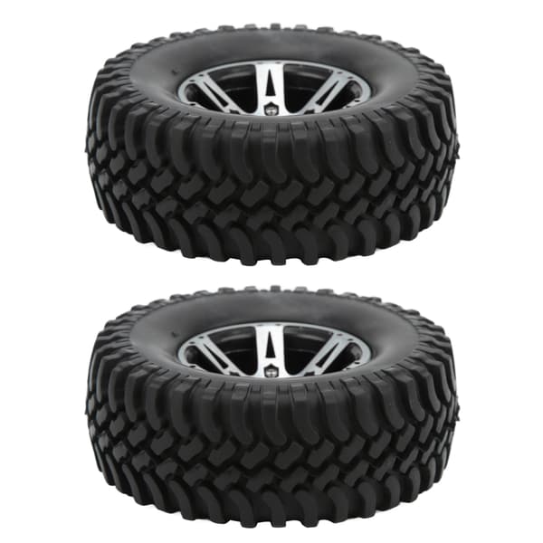 2 stk. 100 mm 1,9 tommer sorte gummidæk til SCX10 1 10 RC bil opgraderingsdele