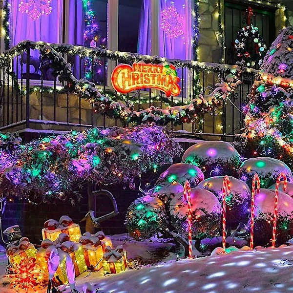 Solar String Lights Multicolor 100 Led Solar String Lights 10m 8 lägen Vattentät Solar Julbelysning för trädgårdar, bröllop, fest, hem, julgran