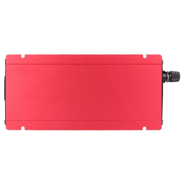 Bilsolcelleomformer 2000W med USB-lading, LCD-indikator, DC 12V til AC 220V