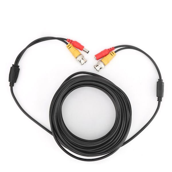 BNC DC Videostrømkabel Sikkerhetskamera CCTV Ledning med Kobling Overvåkingssystem 20m 65.6ft