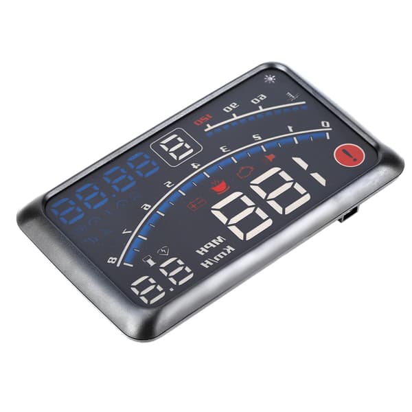 Universal HUD Bil Display MPH KMH Hastighetsbegränsning Varning Plug and Play