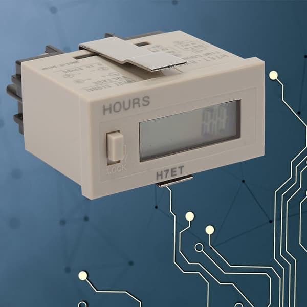DC 5-36V H7ETBVM Digital Elektrisk Tæller Totalisator 6 Cifret LCD Display