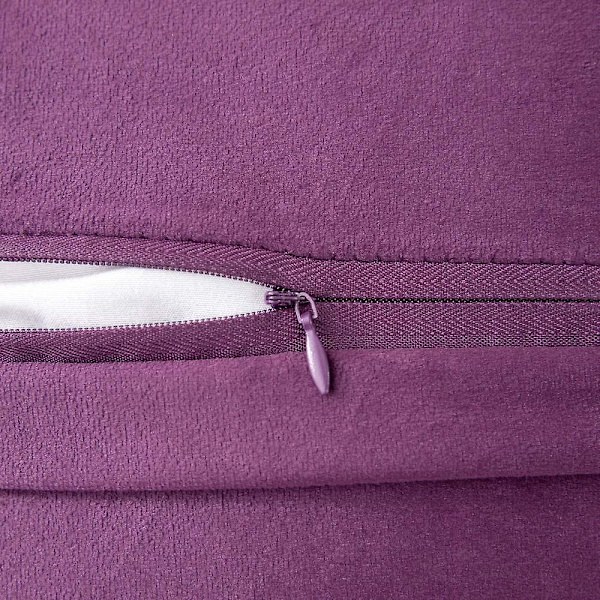 Paket med 2 Sammets-kuddfodral Pompom Dekorativa örngott Solida mjuka kuddfodral Med Poms Fyrkantig För Soffa Soffa Sovrum Bil 18x18tum Da 12 x20 Purple