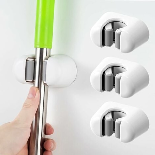 3 stk Veggmontert kostholder - moppholder/veggmontert kostholder, selvrensende utstyr orgel
