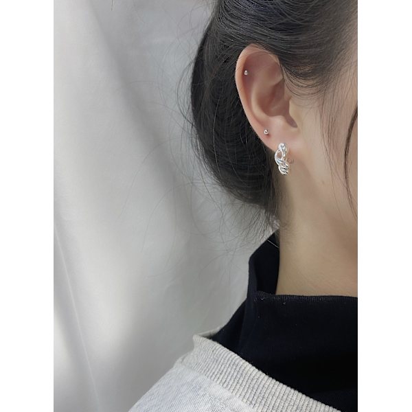 Ear Clipbeads Silver Fashion Jewelry Ac5275
