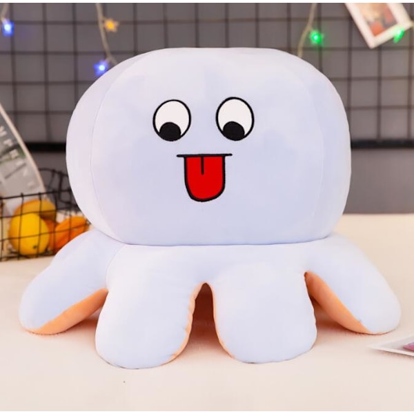Söt Flip Octopus Doll Double Face Expression Flip Octopus A 60cm