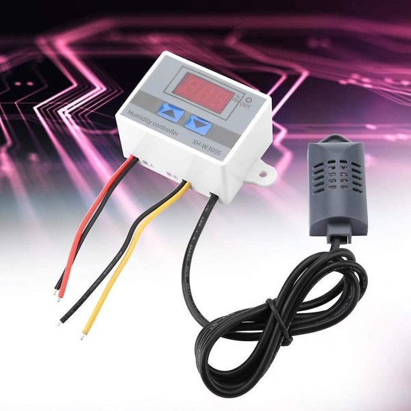 Fugtkontrol Digitalt hygrometer Xh-w3005 Regulator Fugtsensor Temperatur 0 ~ 99 % Rh 12v / 24v / 220v (220v)