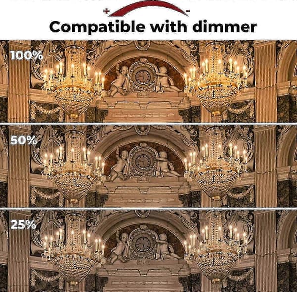 42W E14 C35 dæmpbar halogenpære AC 220-240V Varm Hvid 2700K e14 transparent halogenkertepære (10 stk)