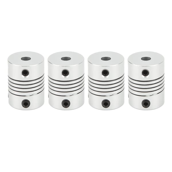 4st 5,5 mm Axelkoppling Aluminiumlegering Flexibel Koppling för 40 mm Diameter Vattenpropeller Modifiering