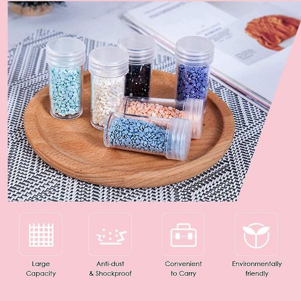 84 spor Diamantoppbevaringsboks Diamantbroderi Rhinestones Maling Tilbehør Smykker Perler Organizer Bæreveske Glidelåsdesign Black