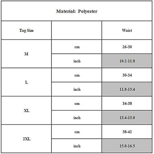 Män Hög midja bantning Mage Boxer Trosor Shapewear White M
