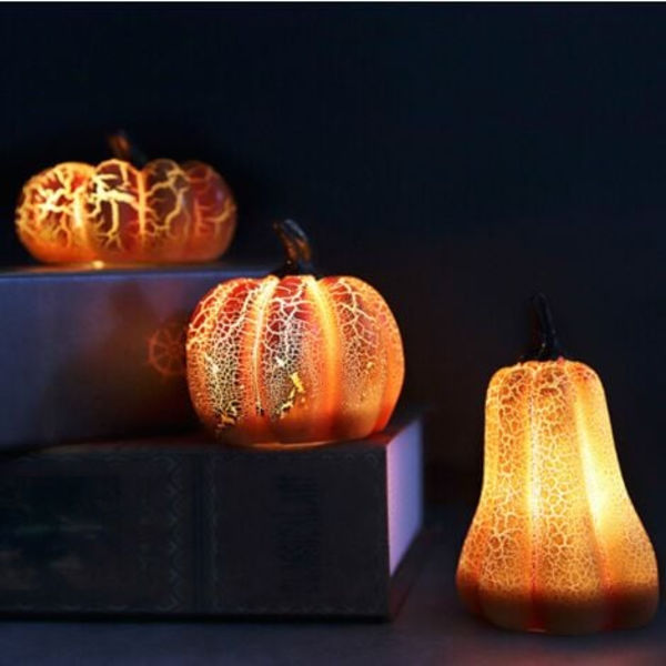 Uudet Halloween tuotteet kurpitsa lyhty simulointi kurpitsa LED kynttilänvalo hartsi kurpitsa valo koristelu järjestely pr
