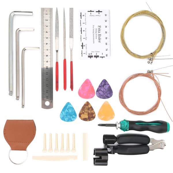 Gitarrreparationsverktygssats 3 i 1 strängbytare för ukulele bas mandolin banjo