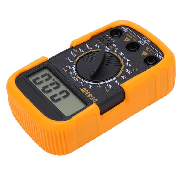 Bærbar digital multimeter DT830D+ for spenningstesting i laboratorium og fabrikk