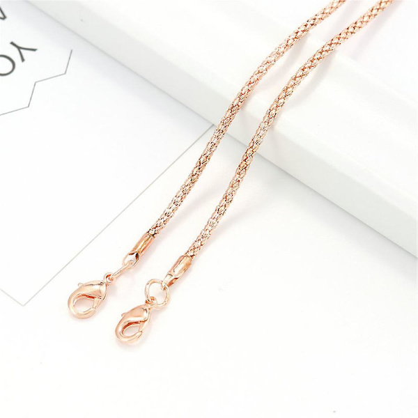 Hs Ready Stock 2-i-1 Masker Hängrep Modehalsband Face Masker Lanyard Glasögonhållare Gold