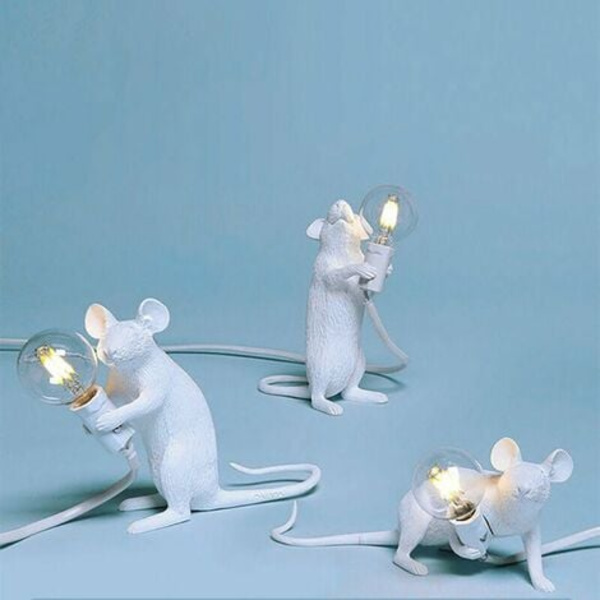 Bordlampe Museform Resin Bordlampe med sengelampe，1 stk