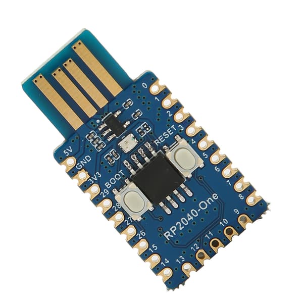 RP2040 Mikrokontrollerikehityskortti Tyyppi A 4MB Flash Raspberry Pi:lle