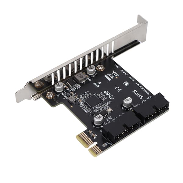 PCIE til USB 3.0 19 20 Pin Interface Udvidelseskort X4 X8 X16 Riser Ph62 Samlet Højde