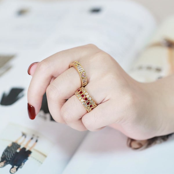 Ringpresent till mamma Zircon Heart Stud Modesmycken Ac8289 A