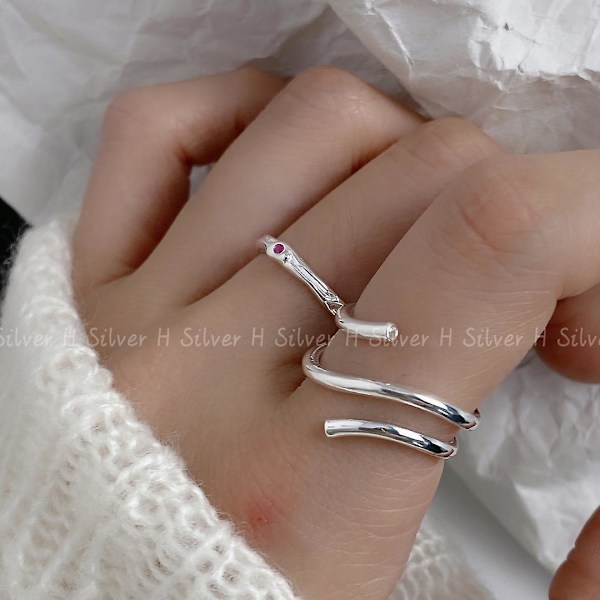 Ringpärlor S925 Silver Modesmycken Ac5222 mult-layer