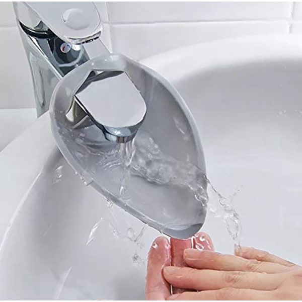 2 stk Barnekranforlenger Vannmunnstykke Babyguide Forlenget vanntankforlenger Vannguide for håndvasker,