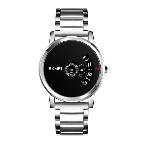 Herre analog metalur 1260 - 39 Mm - Sølv