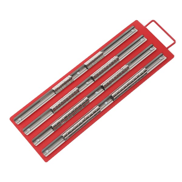 Socket Organizer Brick med 1/4 3/8 og 1/2 Tomme Drevholdere til Bilreparation