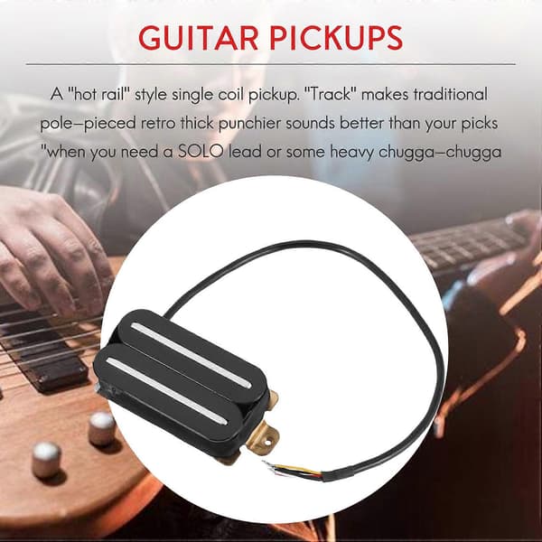 Högpresterande pickup dubbla Hot Rail Humbucker-pickuper Keramisk elgitarrpickup Humbucker