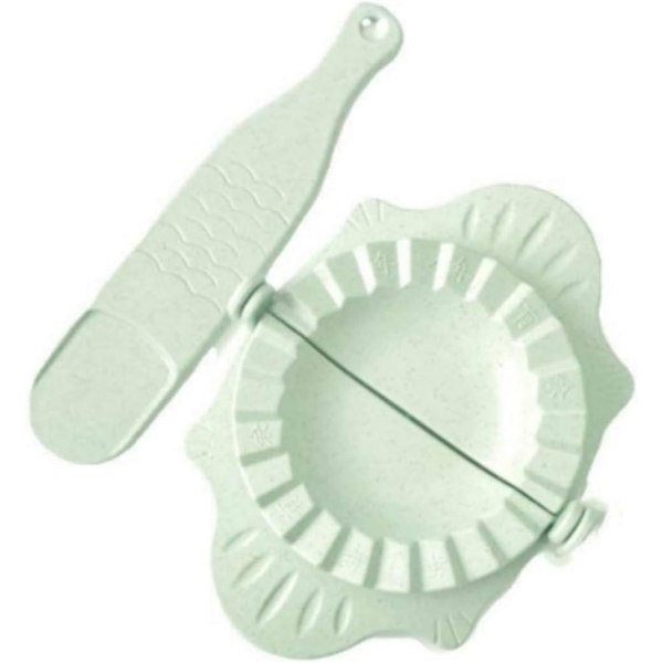 Dumpling Maker Sæt med Dumpling Form og ske Multipurpose Dumpling Press til Ravioli, Empanadas, tærter, Pierogi Dejpresse til hjemmelavede opskrifter