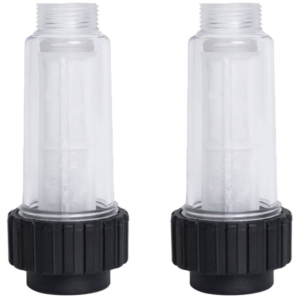 2stk Filter Høytrykksvasker Filter Filter Element Rengjøring Tilbehør Medium Størrelse