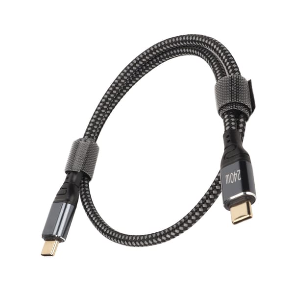 USB C til USB C Kabel 240W PD USB 2.0 480Mbps Han til Han Datakabel 50cm