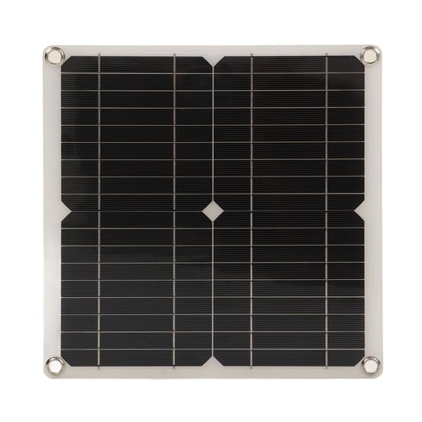 12W Mono Solcellepanel Batterilader med Intelligent Kontroll og 10A Laderegulator