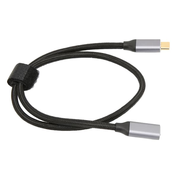 USB C Forlængerkabel 10Gbps Data Synkronisering 100W PD 4K 60Hz Video E Marker Chip 0.5m