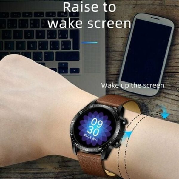 Sportsutstyr IP67 Vanntett Smart Watch Fitness Tracker Smart Armbånd Puls Blodtrykksmåler Helse Mo