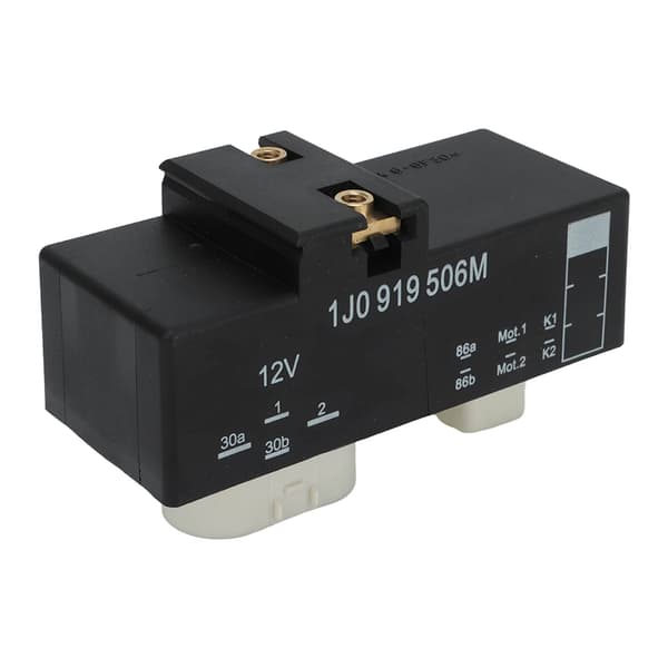 Køleventilatorstyringsrelæ 1J0919506M 12V Regulator Køleventilatorstyringsenhed til A3 S3