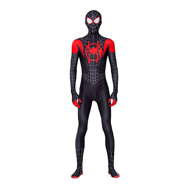 Halloween kostyme Spider-Man jumpsuit hodeplagg full ansiktsvisning sceneopptreden kostyme 180