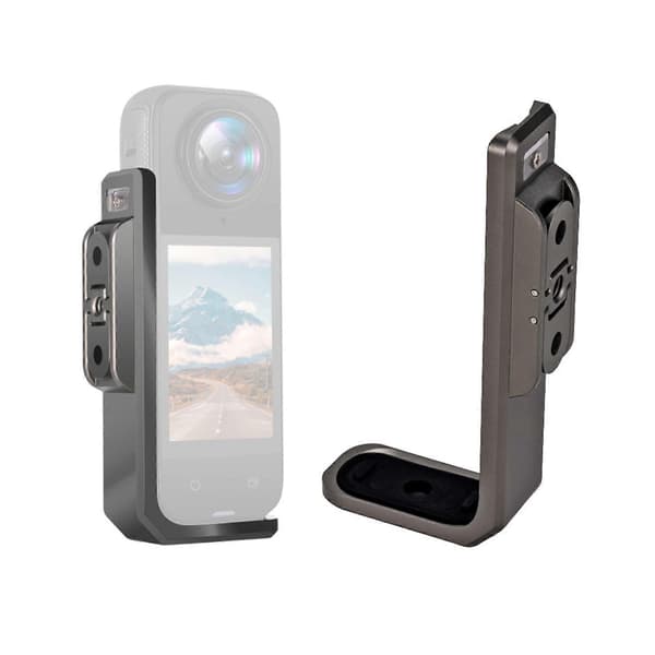 Action Camera L-beslag monteringsadaptere stativ til 360 X4 Action Camera Quick Release Plate Tripods Base Side Plate Multicolor