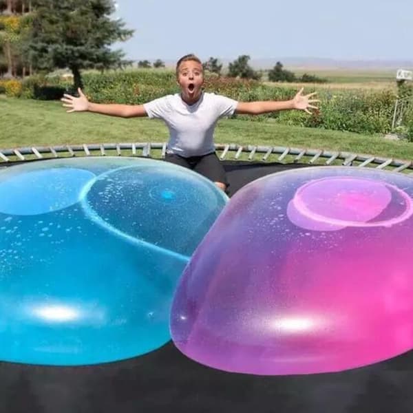 Uppblåsbar bubbelboll studsboll för barn utomhusfest
