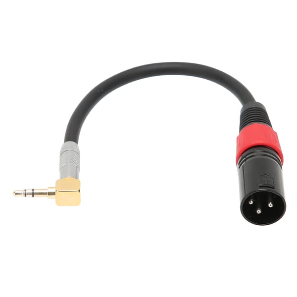 TRS Han til XLR Han 90 Graders Stereo Mikrofonkabel 0,5m til Computer MP3 DVD