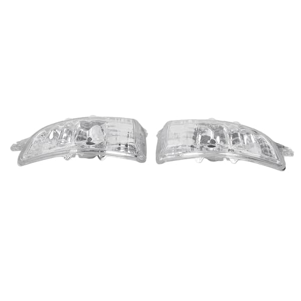 S80 II AS 124 2007-2013 Front Wing Mirror Indicator Light Lens Klar Deksel Erstatning 1 Par