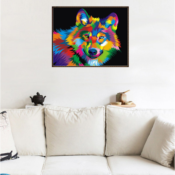 Full diamond painting, målning av vuxna kattnummer, 5d diamantbroderi, handbroderi av canvastyg, mycket lämplig för hem/vardagsrum/sovrum/off