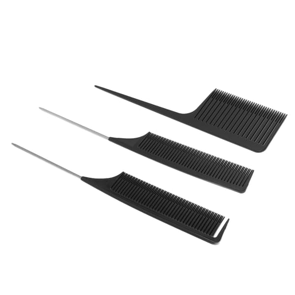 3 st Höjdpunktskamset Spetsig Svans Hårfärgning Styling Avskiljningsverktyg