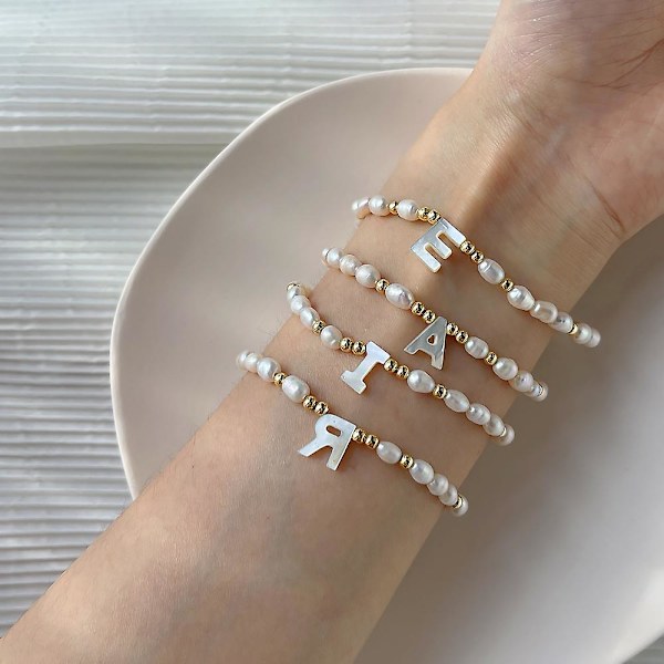 Armbånd Pearl Letter Girls&#39; Modesmykker Ac3469 C